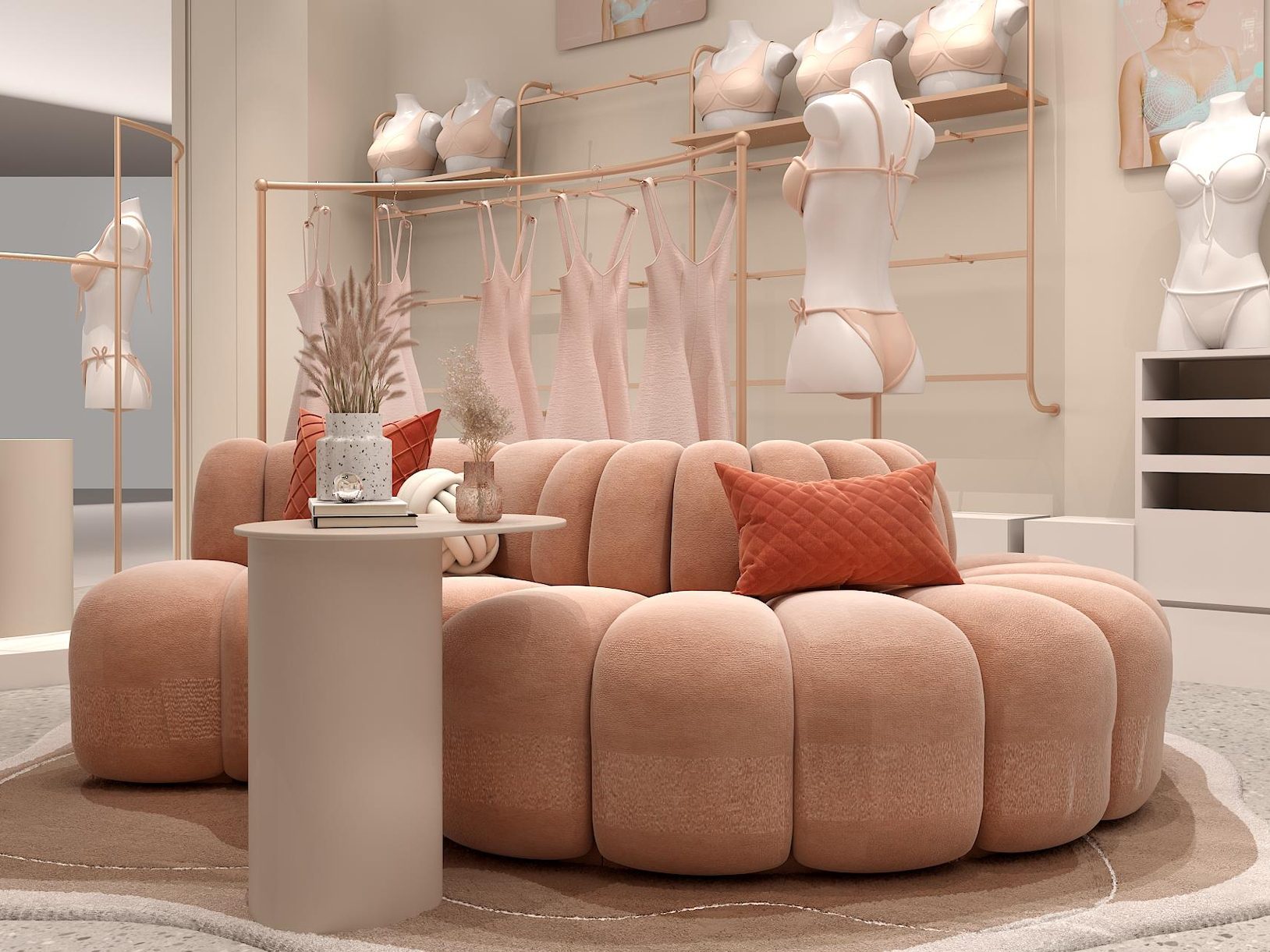 Apparel Fixture System for Candy Lavie by Elite Fixtures